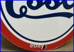 Vintage Esso Gasoline Porcelain Sign Gas Station Pump Plate Motor Oil Service Vintage Esso Gasoline Porcelain Sign Gas Station Pump Plate Motor Oil Service