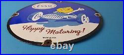 Vintage Esso Gasoline Sign Gas Service Buy Porcelain Sign