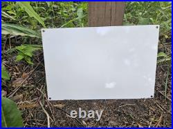Vintage Esso Heating Oils Porcelain Gas Station Sign, Authorized Dealer 12 X 8
