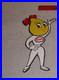 Vintage Esso Oil Drop Girl Woman 12 Enamel Metal Gasoline Oil Advertising Sign