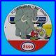 Vintage Esso USA 62 Tiger In Your Tank Duck Service Man Cave Oil Porcelain Sign