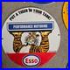 Vintage Esso USA 62 Tiger Old Us Gasoline Oil Gas Pump Enamel Porcelain Sign