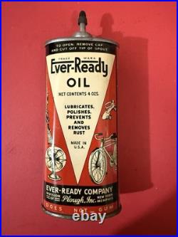 Vintage Ever-ready Machine Oil Handy Oiler With Lead Spout 4ounce Can Empty Vintage Ever-ready Machine Oil Handy Oiler With Lead Spout 4ounce Can Empty