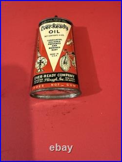 Vintage Ever-ready Machine Oil Handy Oiler With Lead Spout 4ounce Can Empty Vintage Ever-ready Machine Oil Handy Oiler With Lead Spout 4ounce Can Empty