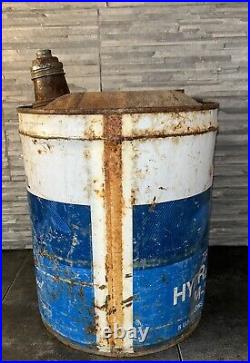 Vintage FORD Tractor Hydraulic Oil 5 Gallon Can EMPTY Made In USA Collectible