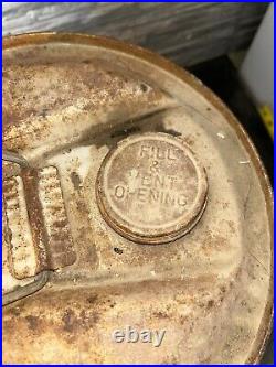 Vintage FORD Tractor Hydraulic Oil 5 Gallon Can EMPTY Made In USA Collectible