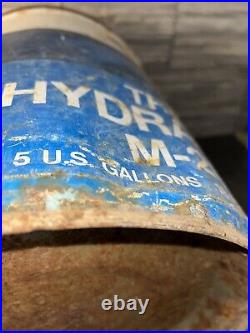 Vintage FORD Tractor Hydraulic Oil 5 Gallon Can EMPTY Made In USA Collectible