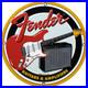 Vintage Fender Guitars Porcelain Stratocaster Sign Sales Service Gas Oil Amp