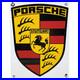 Vintage Ferrari Porcelain Dealership Sign Italy Lamborghini Gas Oil Enzo Lotus