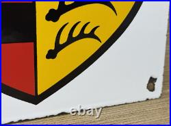 Vintage Ferrari Porcelain Dealership Sign Italy Lamborghini Gas Oil Enzo Lotus Vintage Ferrari Porcelain Dealership Sign Italy Lamborghini Gas Oil Enzo Lotus
