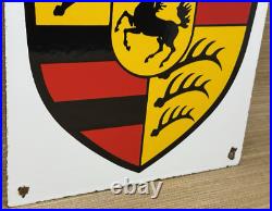 Vintage Ferrari Porcelain Dealership Sign Italy Lamborghini Gas Oil Enzo Lotus Vintage Ferrari Porcelain Dealership Sign Italy Lamborghini Gas Oil Enzo Lotus