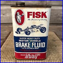 Vintage Fisk Tire Advertising Brake Fluid