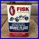 Vintage Fisk Tire Advertising Brake Fluid