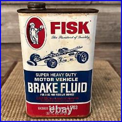 Vintage Fisk Tire Advertising Brake Fluid