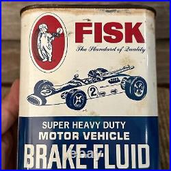 Vintage Fisk Tire Advertising Brake Fluid