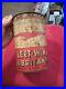 Vintage Fleet Wing 5 Pound Oil Can Lubricants Gas Oil Advertising Uncleaned