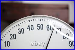 Vintage Fleet Wing Motor Oil Glass Thermometer Advertising Sign Gasoline round Vintage Fleet Wing Motor Oil Glass Thermometer Advertising Sign Gasoline round