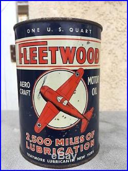 Vintage Fleetwood Oil Can