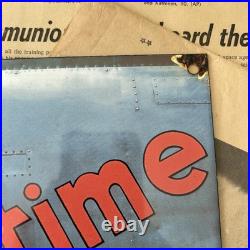 Vintage Flying A Gasoline Oil Pump Station 8x12 Inches Porcelain Enamel Sign