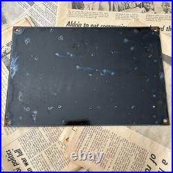 Vintage Flying A Gasoline Oil Pump Station 8x12 Inches Porcelain Enamel Sign