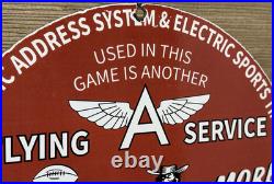 Vintage Flying A Gasoline Porcelain Sign Oil Gas Station San Francisco 49ers Vintage Flying A Gasoline Porcelain Sign Oil Gas Station San Francisco 49ers