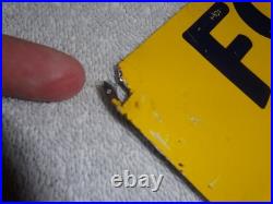 Vintage Follow The Airplane To Aer-o-plane Stores 20 Metal Gasoline & Oil Sign