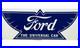 Vintage Ford Motors Porcelain Sign Gas Station Pump Plate Dealership Chevrolet