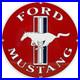 Vintage Ford Mustang Porcelain Sign Gas Automobile Service Motor Co Tucks Dealer