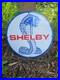 Vintage Ford Shelby Cobra Porcelain Sign Gas Station Pump Plate Oil
