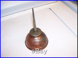 Vintage Ford script 1900s early antique tool kit Oil can auto promo oiler part