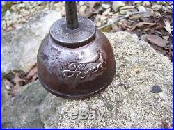 Vintage Ford script 1908 dated antique Oil can oiler tool kit automobile part