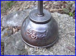 Vintage Ford script 1908 dated antique Oil can oiler tool kit automobile part