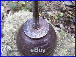 Vintage Ford script 1908 dated antique tool kit Oil can auto promo oiler part