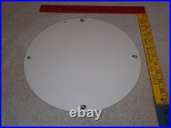 Vintage Frontier Gasoline Wainoco Oil Cowboy+ Horse 11 3/4 Porcelain Metal Sign