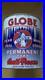 Vintage GLOBE One Gallon Permanent Anti-Freeze Advertising Oil Can Garage Sign