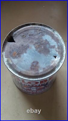 Vintage GLOBE One Gallon Permanent Anti-Freeze Advertising Oil Can Garage Sign Vintage GLOBE One Gallon Permanent Anti-Freeze Advertising Oil Can Garage Sign