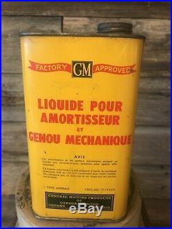 Vintage GM Oil Can General Motors Oil Can