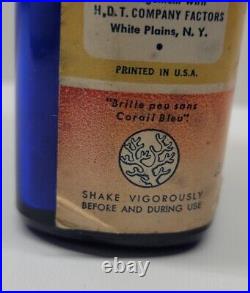 Vintage GM Pontiac Accessories Blue Coral Treatment Wax Can Empty 16 oz Rare