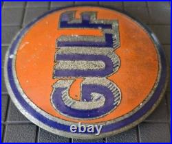 Vintage GULF Oil Advertising Hanger/ Station Sign Insert c1928-36 Mayer Co. Indy