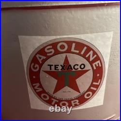 Vintage Galvanized Restored Watering Can Texaco Oil Gas Advertising Vintage Galvanized Restored Watering Can Texaco Oil Gas Advertising