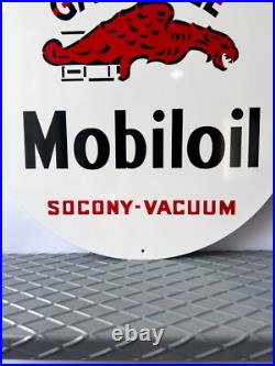 Vintage Gargoyle Mobiloil Sign Socony Vacuum Oil 19.7 (50cm) Vintage Gargoyle Mobiloil Sign Socony Vacuum Oil 19.7 (50cm)