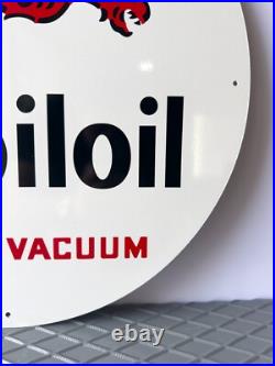 Vintage Gargoyle Mobiloil Sign Socony Vacuum Oil 19.7 (50cm) Vintage Gargoyle Mobiloil Sign Socony Vacuum Oil 19.7 (50cm)