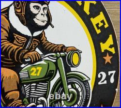 Vintage Gas Monkey Garage Sign General Motorcycle Dealership Gas Oil Ford