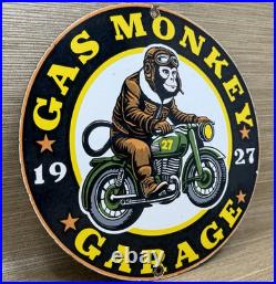 Vintage Gas Monkey Garage Sign General Motorcycle Dealership Gas Oil Ford
