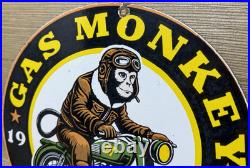 Vintage Gas Monkey Garage Sign General Motorcycle Dealership Gas Oil Ford