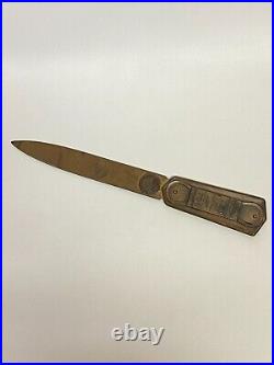 Vintage Gates Rubber Co Vulco V-Belt Advertising Gas & Oil Letter Opener