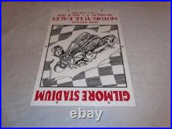 Vintage Gilmore Stadium Motorcycle Races 18 Porcelain Metal Gasoline & Oil Sign