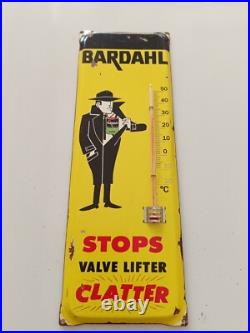 Vintage Glass Thermometer BARDAHL OIL No porcelain 40'S-50'S era Vintage Glass Thermometer BARDAHL OIL No porcelain 40'S-50'S era