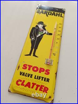 Vintage Glass Thermometer BARDAHL OIL No porcelain 40'S-50'S era Vintage Glass Thermometer BARDAHL OIL No porcelain 40'S-50'S era