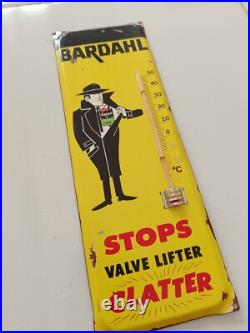 Vintage Glass Thermometer BARDAHL OIL No porcelain 40'S-50'S era Vintage Glass Thermometer BARDAHL OIL No porcelain 40'S-50'S era